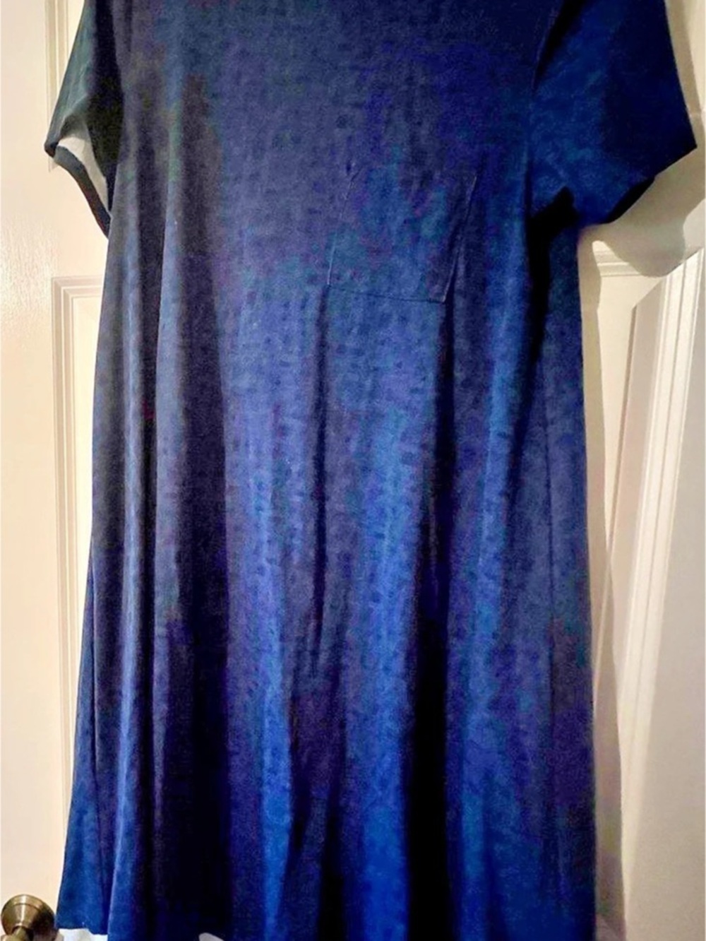 LuLaRoe Carly Women's Maxi Dress Blue Size Medium